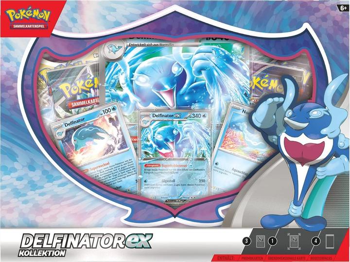 Actual product image Pokémon TCG EX Box Delfinator ex Kollektion (German, Box Set & Collection)