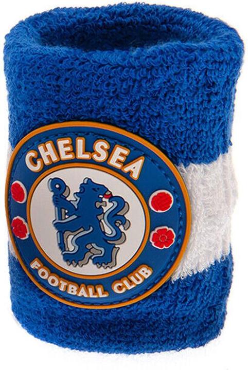 Chelsea FC Adult Crest Baumwollarmband (2er Pack) (100% synthetisches Material)