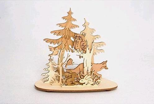 Immagine prodotto Kuhnert Porta tealight Animali della foresta