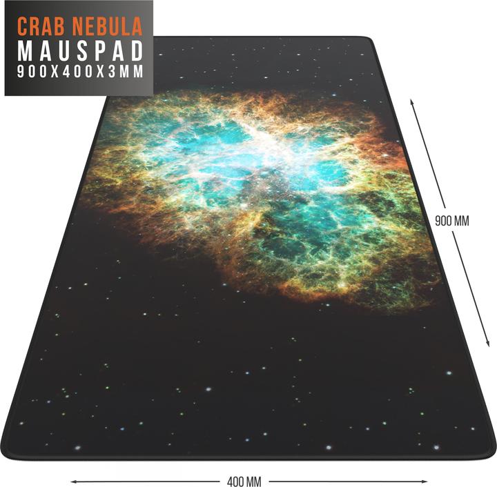 Actual product image CSL Gaming Mouse Pad, XXL Desk Pad 900 x 400mm, Precision & Speed (XXL)