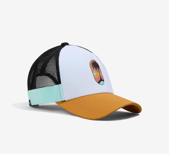 Kipsta Damen/Herren Beachvolleyball Cap - Trucker weiss/braun (One Size)