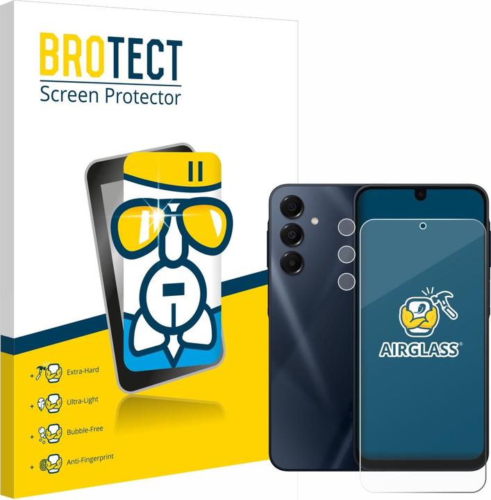 BROTECT AirGlass Verre (1 pièce(s), Samsung Galaxy A16 5G)