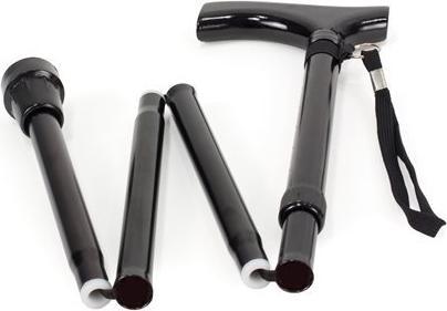 Produktbild Vitility Faltstock 4fach schwarz