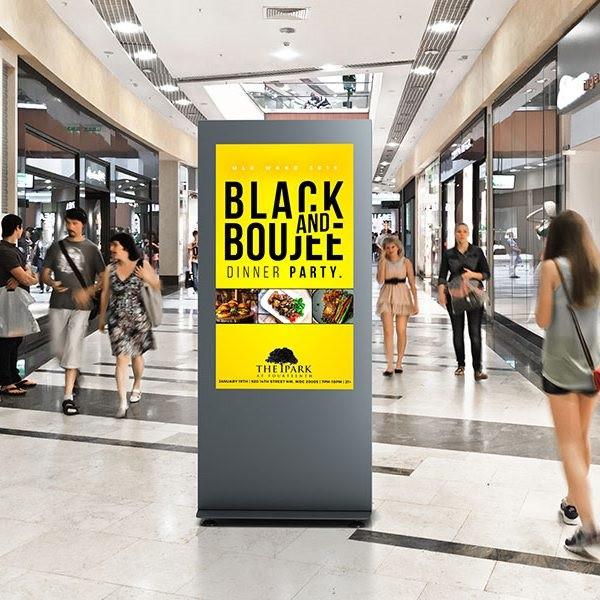 Produktbild DSS Indoor Stele Portrait, 65" Bildschirm, schwarz