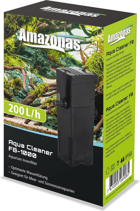 Amazonas Aqua Cleaner FB-1000F, 200L/h (60 l, Innenfilter)