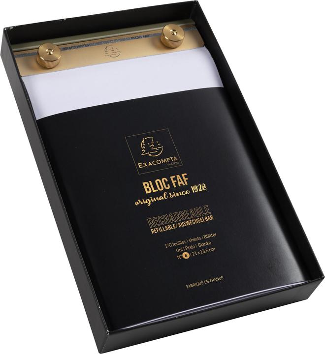 Image du produit Exacompta BLOC FAF COMPLET 21/13,5 N° 4 UNI - (21 x 13.5 cm, Blanc)