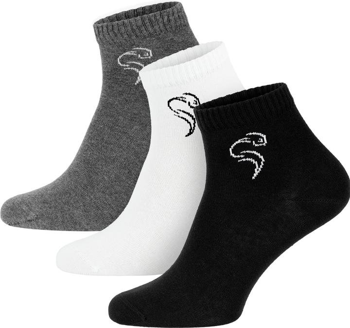 Black, Grey, White