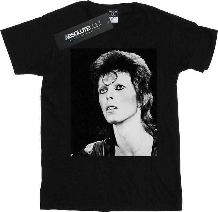 Immagine prodotto David Bowie Ziggy Looking Maglietta Ragazze (116)