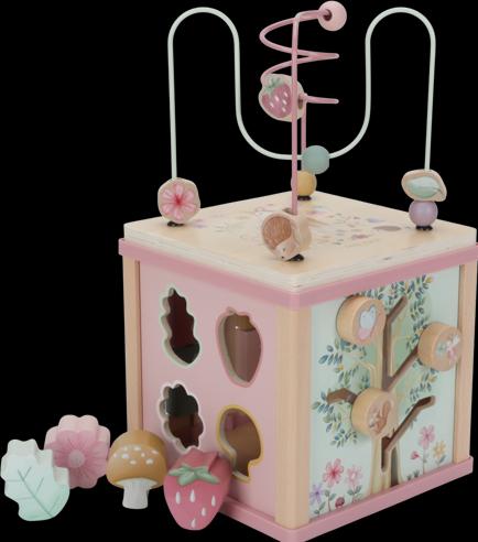 Produktbild Little Dutch Aktivitätenwürfel Fairy Garden mit Motorikschleife
