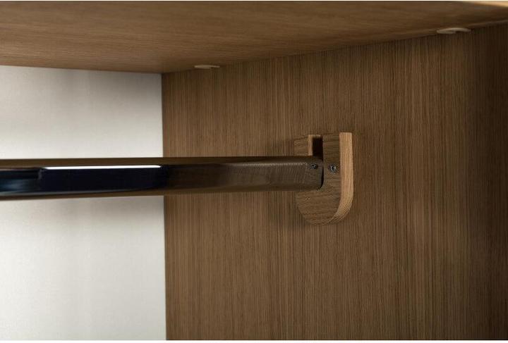 Produktbild Mr.Wood Garderobenschrank Flora Nussbaum 190 x 80 cm (80 x 55 x 190 cm)