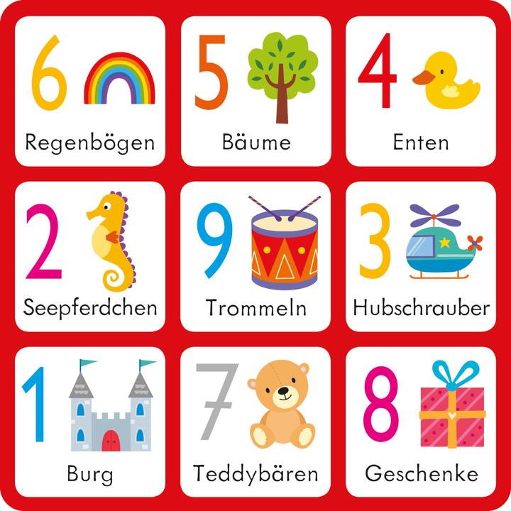 Produktbild Mein buntes Memo und Bilderlotto: Erste Zahlen (Deutsch)