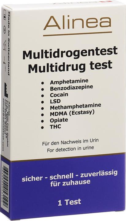 Alinea Multi-Drogen-Selbsttest 8 Urin (1 x)