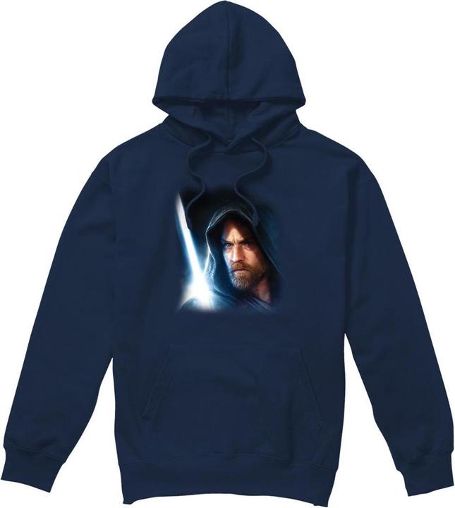Actual product image Star Wars Mens Obi Wan Kenobi Poster Hoodie (XXL)