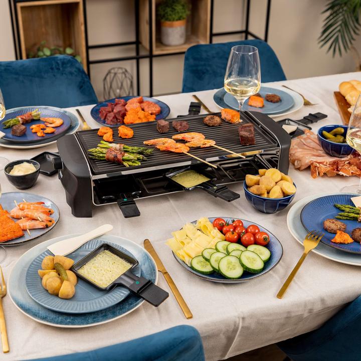 Actual product image Princess Raclette and Teppanyaki Grill, for 8 persons, 1200 Watt, 162840