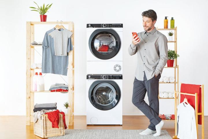 Actual product image Hoover H-DRY 500 NDP4 2TCBEX-S tumble dryer Freestanding Front-load A++ White (7 kg, Left)