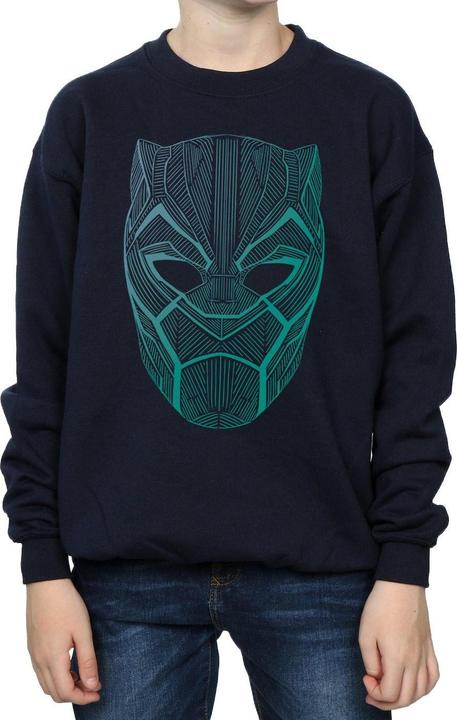 Immagine prodotto Black Panther Tribal Mask Felpa Ragazzi (140, 146)