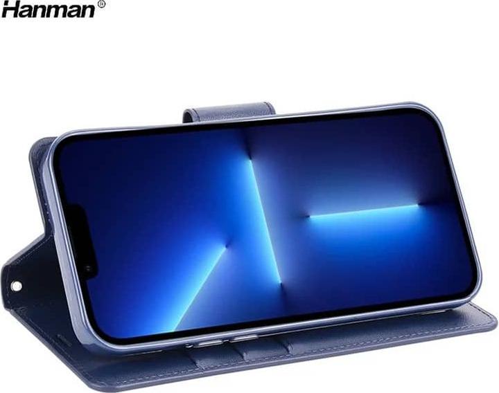 Produktbild Hanman Apple iPhone 11 Pro - Mill Flip Case mit 3 Kartenfächern, dunkelblau (Apple iPhone 11 Pro)