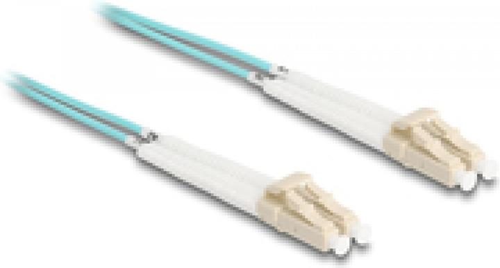 Produktbild Delock LWL Kabel LC-D > LC-D Multimode OM3 winkelbar 5,0m (CAT8.2, 5 m)