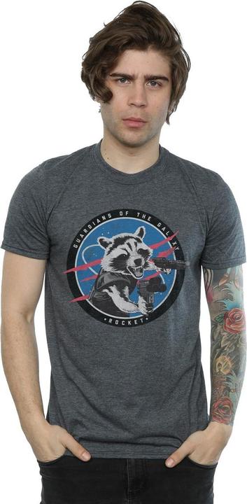 Produktbild Guardians Of The Galaxy Rocket Emblem TShirt (S)
