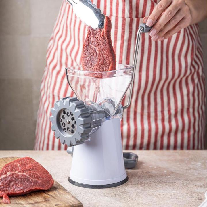 Actual product image Kinghoff Manueller Fleischwolf mit Wurstfüller