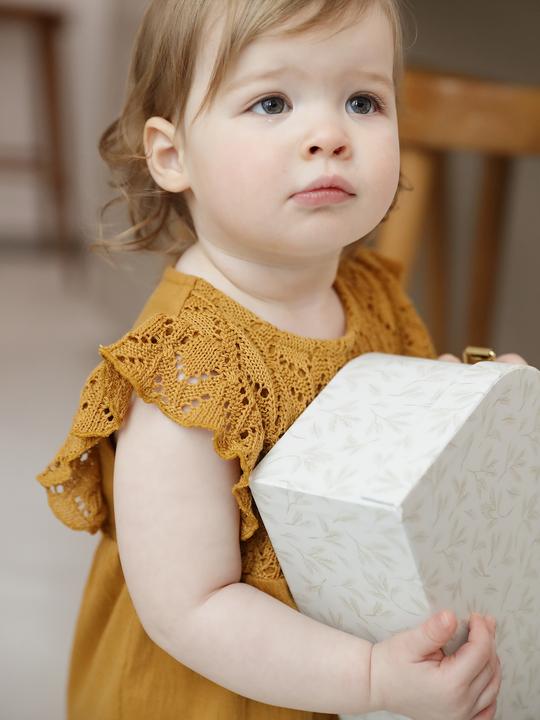 Actual product image Vertbaudet Mädchen Baby Overall mit gehäkeltem Oberteil (68)
