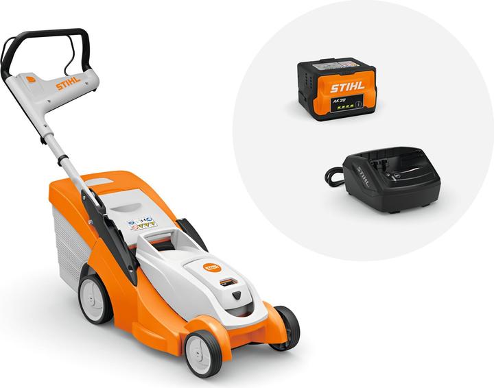 Stihl RMA 239 C grasmaaier met AK 20 accu en AL 101 lader