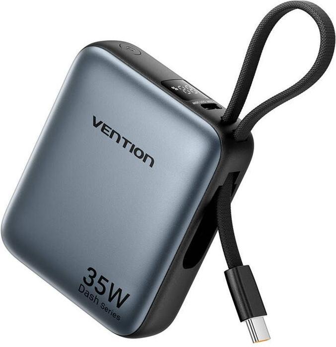 Vention Powerbank FHEH0 10000mAh 35W (Szary) (10000 mAh, 35 W, 35 Wh)
