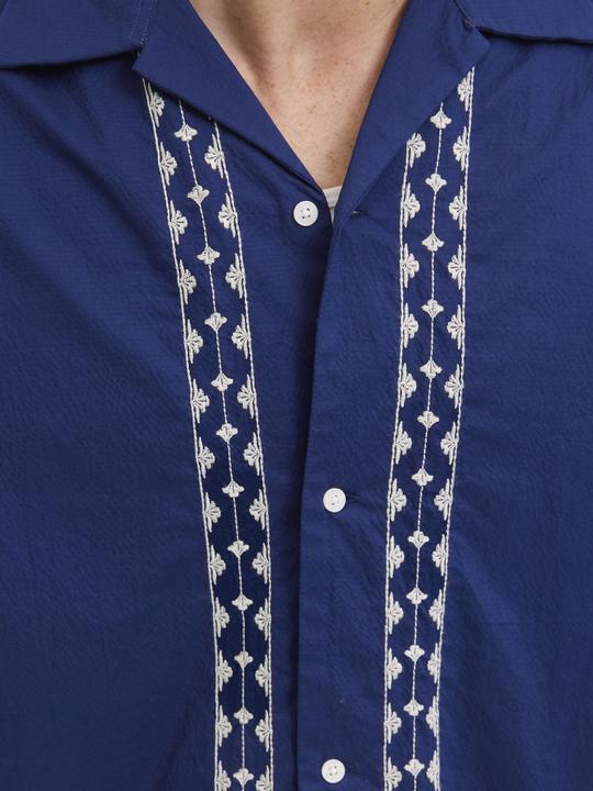 Image du produit Jack & Jones Jordia Emb Crinkle Resort Shirt Ss (XXL)