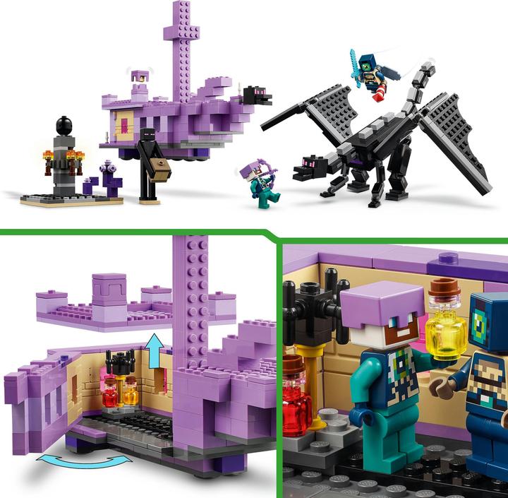 Actual product image LEGO 21264 The Ender Dragon and the Ender Ship (21264, LEGO Minecraft)