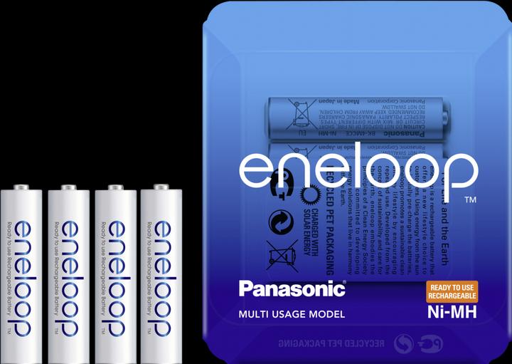 Immagine prodotto Panasonic pacchetto scorrevole eneloop (4 pz., AAA, 750 mAh)