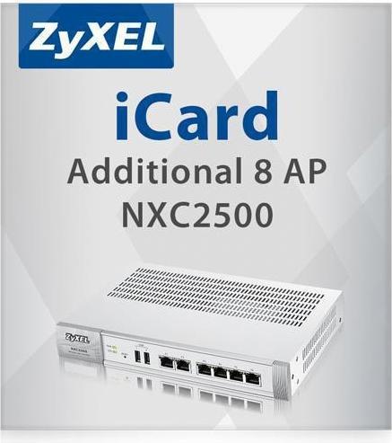 Actual product image Zyxel iCard 8 additional AP licenses for NXC2500 (8 Devices, unlimited)
