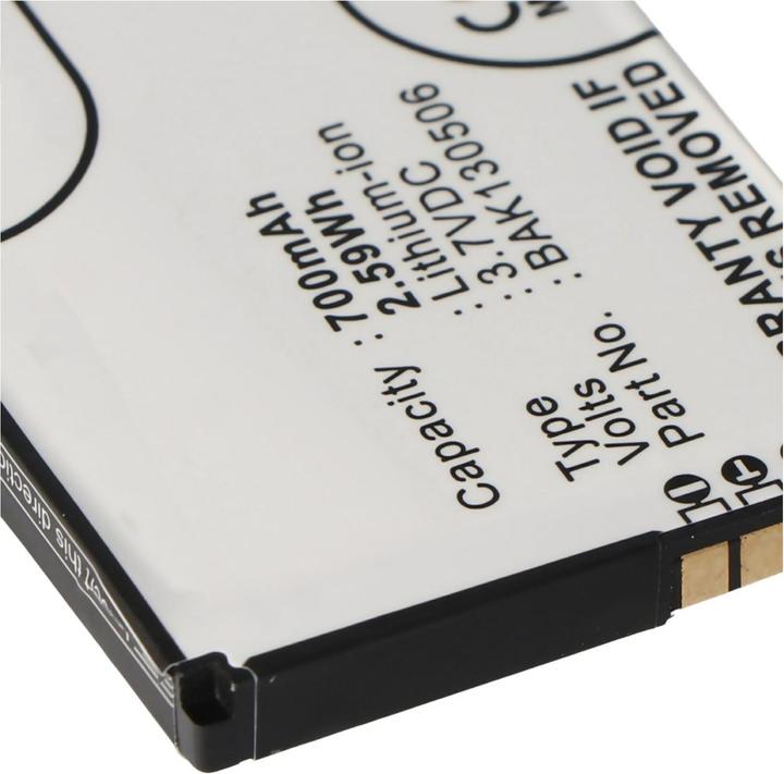Actual product image AccuCell Battery AVM Fritz Fon M2, Fritz! Fon M2, FRITZ!FON C4, BAK130506, Fritz!Fon M2