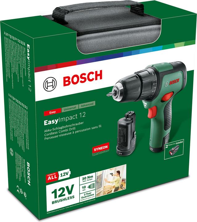 Image du produit Bosch Home & Garden EasyImpact 12 (Fonctionnement sur batterie)