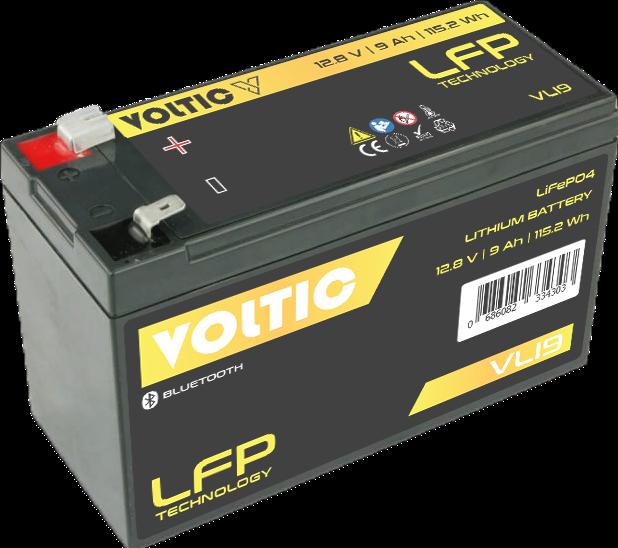 Produktbild Voltic VLI9 LiFePO4 Lithium Versorgungsbatterie (12 V, 9 Ah)