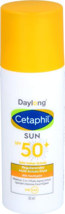 Produktbild Daylong Cetaphil sun SPF 50+ Multi-Schutz-Fluid Gesicht, 50 ml Lotion (Sonnenlotion, SPF 50+, 50 ml)