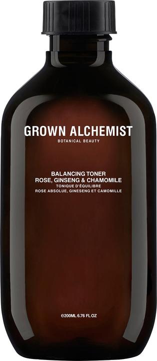 Image du produit Grown Alchemist GROWN Beauty - Tonique équilibrant : Rose, Ginseng & Chamomile (Chiffons de nettoyage, 200 ml)