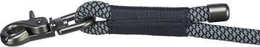 Actual product image Trixie Hondenriem Soft Rope Verstelbaar Zwart / Grijs - 200X0,6 Cm (XS, Dog, Dog sport)