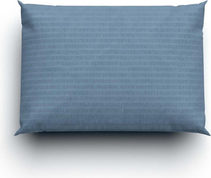 Immagine prodotto Lotus Bettwaren Biancheria da letto in raso Seersucker uni (Copricuscino, 50 x 70 cm)