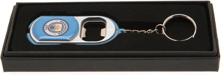 Actual product image Manchester City FC Keyring Bottle Opener With Light