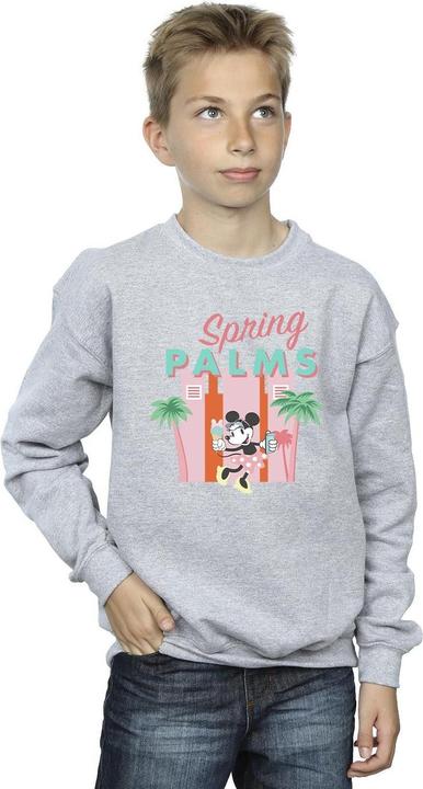 Actual product image Disney Boys Minnie Mouse Spring Palms Sweatshirt (140, 146)