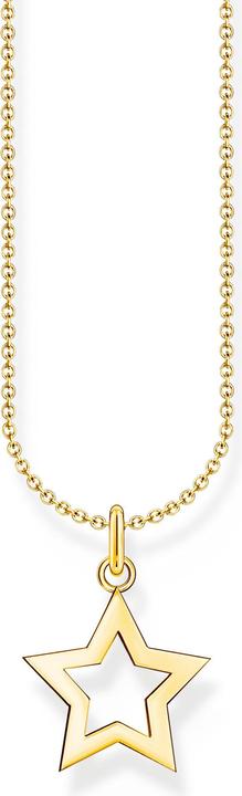 Produktbild Thomas Sabo Kette mit Stern-Anhänger vergoldet (925er Silber, 38 - 45 cm)