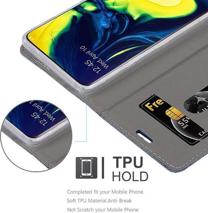 Image du produit Cadorabo Couverture look jeans Book (Samsung Galaxy A80)