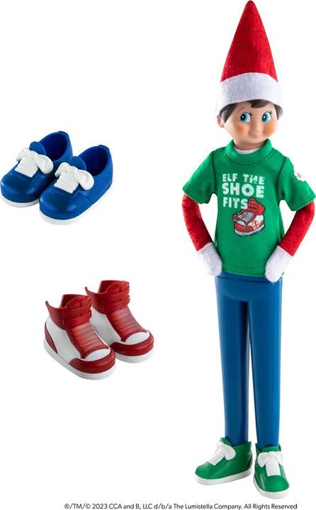 Actual product image Elf on the Shelf The ® MagiFreez Ständer - Coole Sneaker