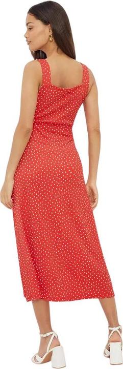 Actual product image Dorothy Perkins Womens/Ladies Spotted Strappy Petite Midi Dress (34 D)
