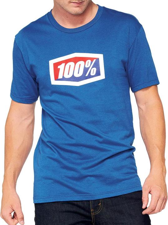 100% Offizielles T-Shirt, Blau MD (M)