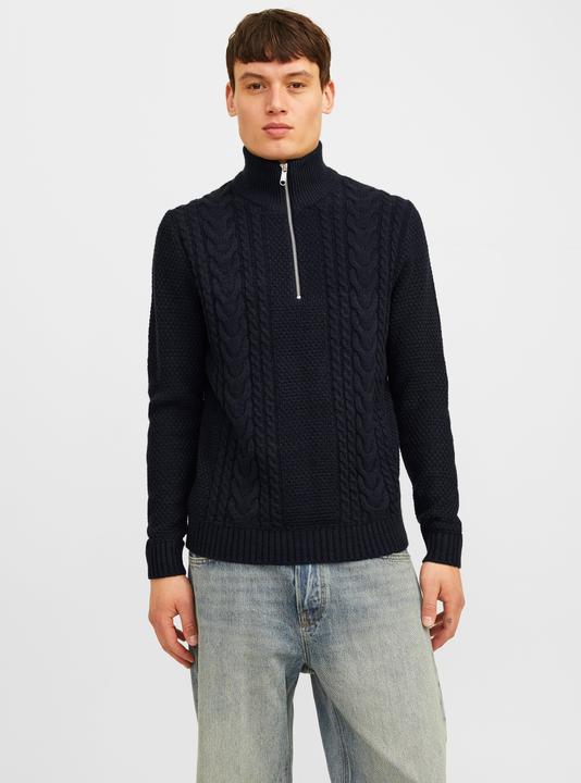 Actual product image Jack & Jones Single-coloured quarter zip Quarter zip (L)