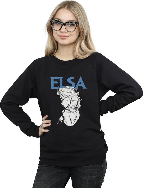 Produktbild Disney Frozen Elsa Profile Sketch Sweatshirt (L)