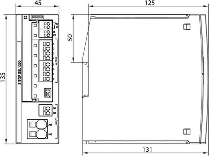 Actual product image Siemens 6EP4438-7FB00-3DX0 SITOP SEL1200 DC 24V/8x2... 10A Selectivity module