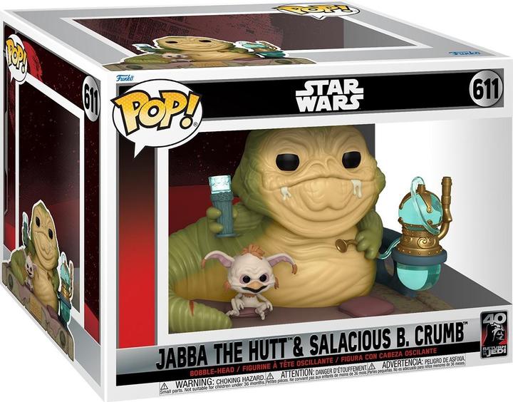 Immagine prodotto Funko POP Star Wars 40Th Jabba The Hutt & Salacious B Crumb