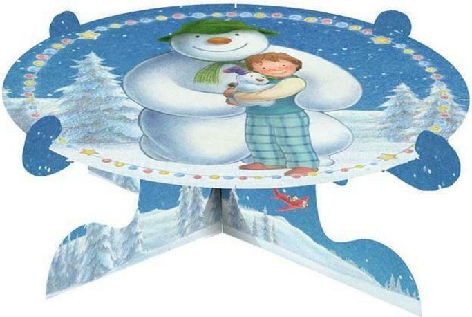 Actual product image The Snowman Single Tier Cake Stand